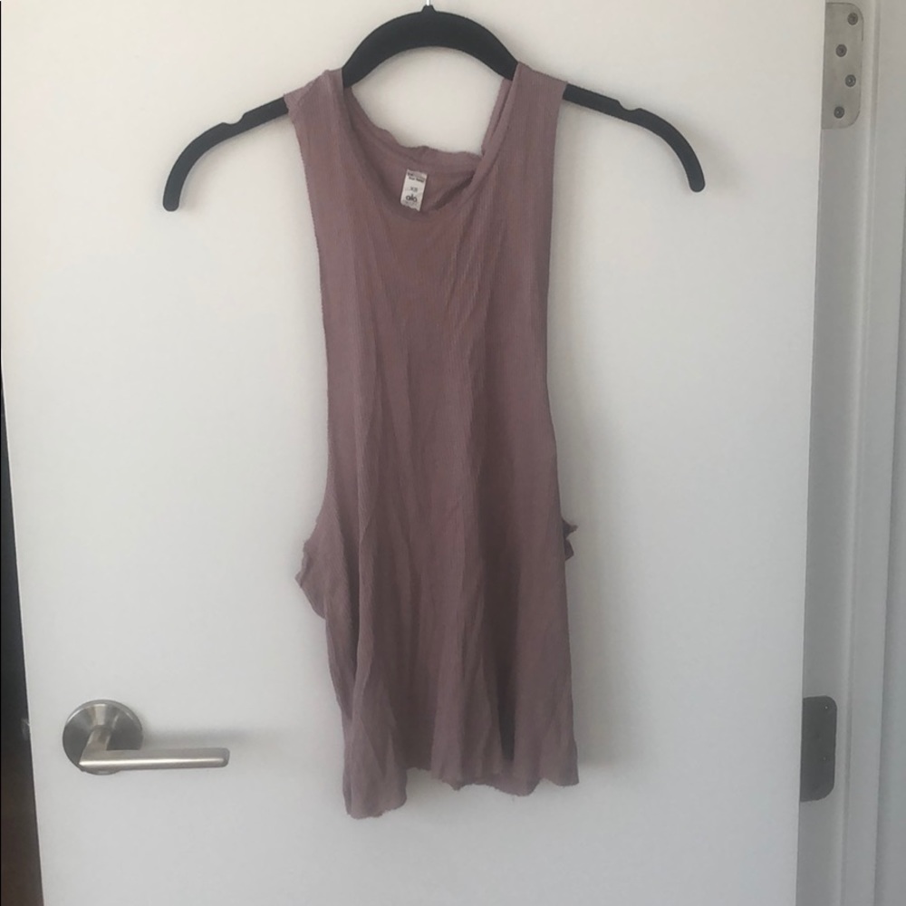 Alo yoga waffle muscle tank